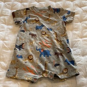 Hatley, 9-12 Months, Safari Animal Onesie